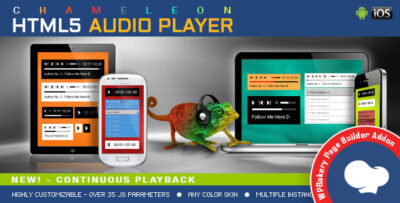 WPBakery Addon - Chameleon Audio Player