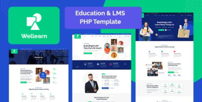 Wellern - Coach Online Courses PHP Template