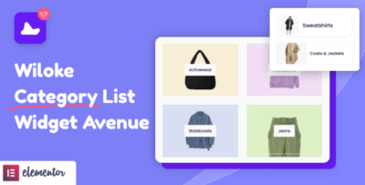 Wiloke Categories List Avenue Widget for Elementor