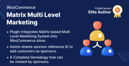 WooCommerce Matrix Multi Level Marketing