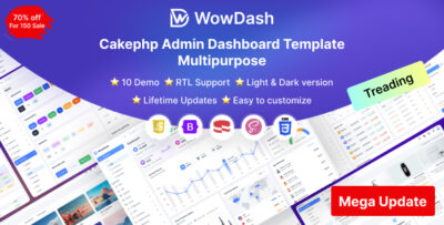 WowDash - CakePHP - Multipurpose Admin Dashboard Template