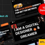 Xpovio- Digital Agency React Next Js Template + RTL