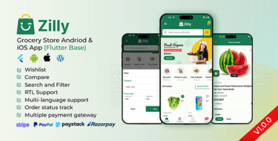 Zilly - Flutter Woocommerce Mobile App