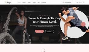 Zoyot - Sports and Fitness WordPress Theme