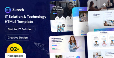 Zutech - IT Solutions & Technology Site Template