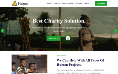 Homu - Nonprofit / Fundraising WordPress Theme