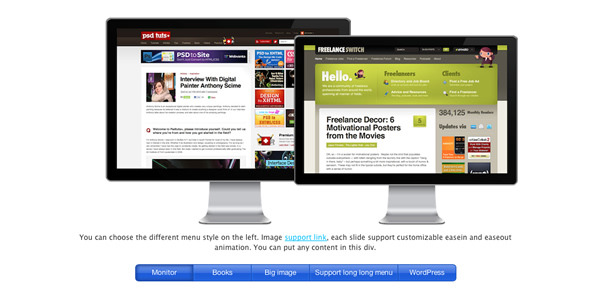 jQuery CSS3 Feature Slider Plugin jQuery CSS3 Feature Slider Plugin