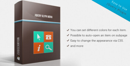 jQuery Glyph Menu