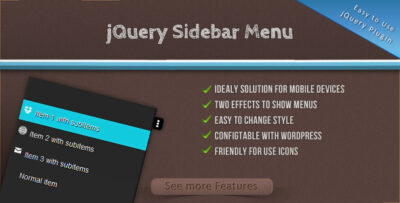 jQuery Sidebar Menu