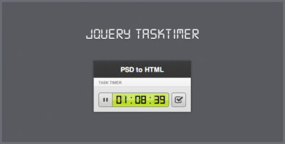 jQuery taskTimer ( Stopwatch )