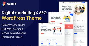 Agenia - SEO and Digital Marketing Agency WordPress Theme