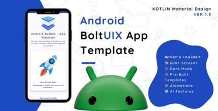 Android Boltuix - Kotlin App Template with AI features (ver 3.0) 2025