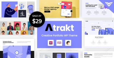 Atrakt - Creative Portfolio WordPress Theme