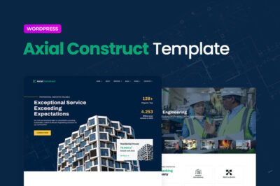 Axial - Construction Company Elementor Template Kit