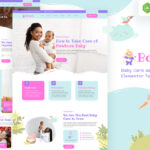 Bcare – Baby Care Services Elementor Template Kit