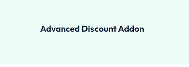 BookingPress - Advanced Discount Addon