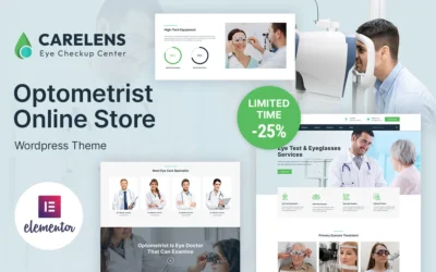 Carelens - Optometrist and Eye Care WordPress Theme