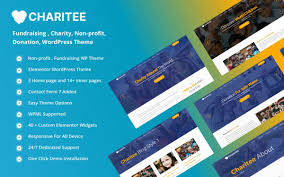 Charitee - Non-Profit Fundraising Donation WordPress theme