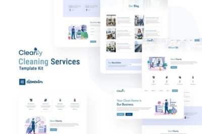 Cleanly - Cleaning Service Elementor Template Kit