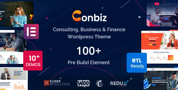 Conbiz - Business & Consulting WordPress Theme Conbiz - Business & Consulting WordPress Theme