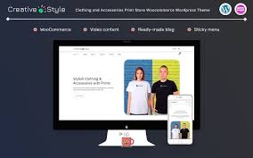 Creative Style - Clothing and Accessories Print Store Woocommerce WordPress Theme