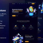 Cryptoxo - Cryptocurrency Blockchain & Bitcoin Elementor Template Kit