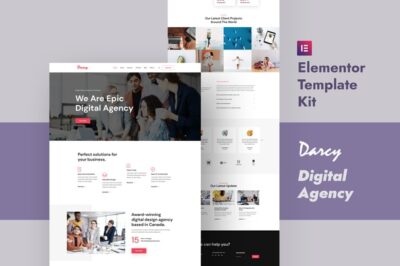 Darcy - Creative Agency Elementor Template Kit