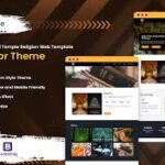 Dharma Hindu God Temple Religion Web Template