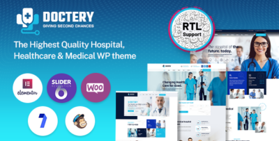 Doctery - Hospital and Healthcare WordPress Theme + RTL