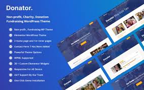 Donator-Charity Fundraising Non-Profit WordPress Theme