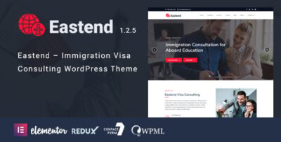 Eastend - Immigration Visa Consulting WordPress Theme