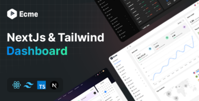 Ecme - Next.js Tailwind Admin Template (Next 15 & App Router)