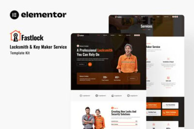 Fastkey Locksmith and Key Maker Service Elementor Template Kit