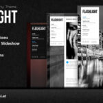 Flashlight - fullscreen background portfolio theme v4.3