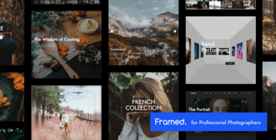 Framed Photography Portfolio WordPress