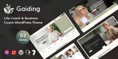 Gaiding - Life Coach and Business Coach WordPress Theme