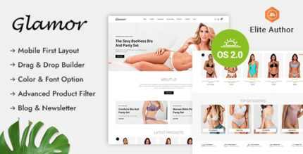 Glamor - Lingerie Fashion Store Shopify 2.0 Responsive Theme