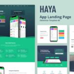 Haya - App Startup Elementor Template Kit