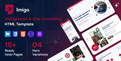 Imigo - Immigration and Visa Consulting HTML Template