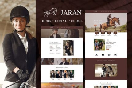 Jaran - Horse Riding School Elementor Template Kit