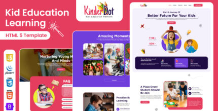 Kinderdot - Kindergarten & Pre-School HTML5 Template