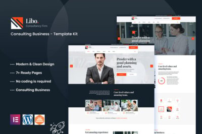 Libo - Consulting Business Elementor Template Kit