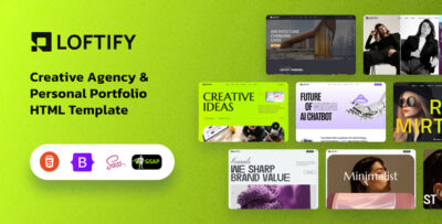 Loftify - Creative Agency & Portfolio HTML Template