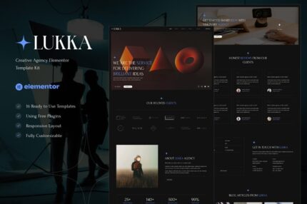 Luka - Creative Agency Elementor Template Kit