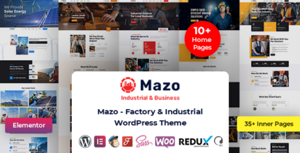 Mazo - Multipurpose Industry Factory WordPress Theme