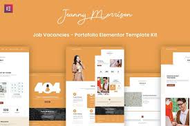 Morrison - Creative Portfolio Elementor Template Kit