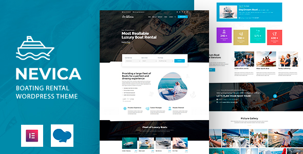 Nevica - Yacht Rental WordPress Theme Nevica - Yacht Rental WordPress Theme