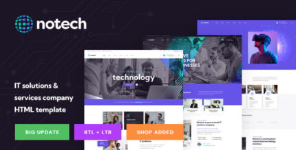 Notech - IT Solutions & Services HTML Template