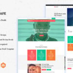 Nusafe - Charity & Non-Profit Elementor Template Kit