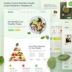 Nutritist - Healthy Food & Nutrition Coach Elementor Template Kit